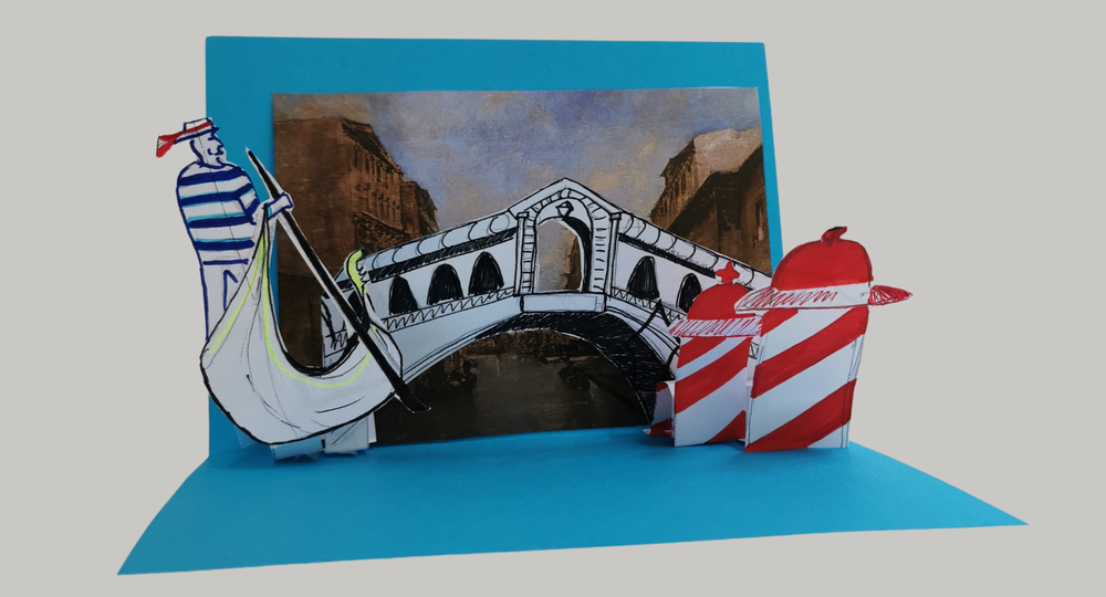 Atelier : carte postale en 3D