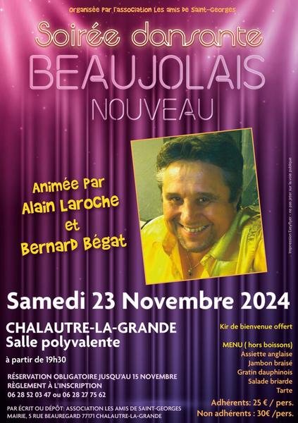 Soirée Beaujolais Nouveau à Chalautre-la-Grande