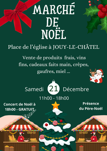 Marché de Noël de Jouy-le-Châtel