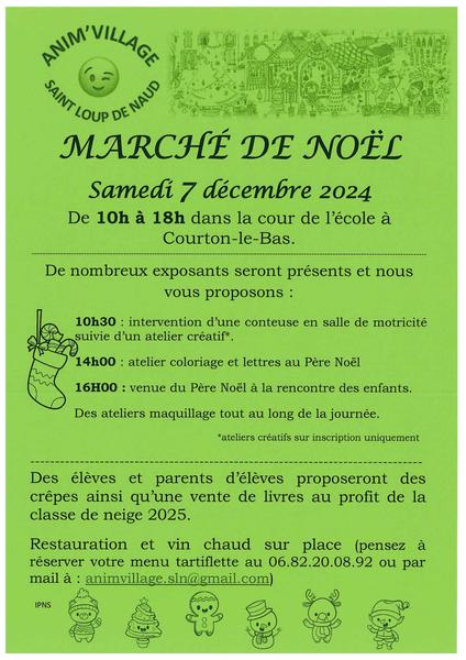 Marché de Noël de Saint-Loup-de-Naud