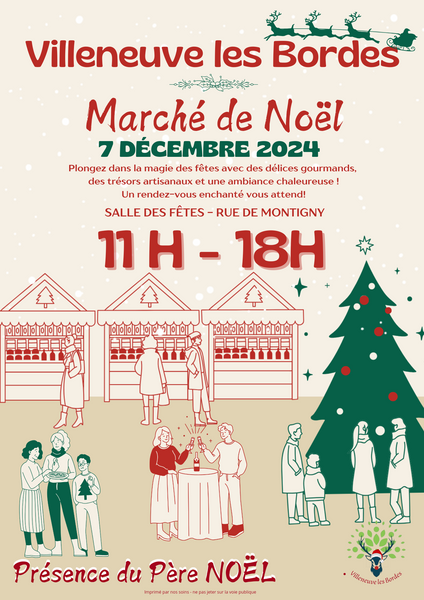 Marché de Noël de Villeneuve-les-Bordes