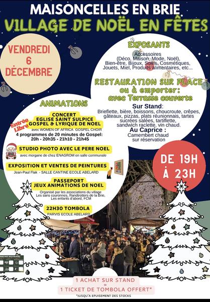 Marché de Noël de Maisoncelles-en-Brie