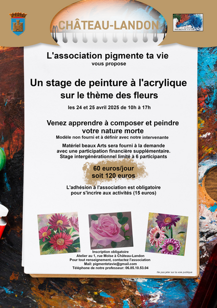 Stage peinture Composition/nature morte