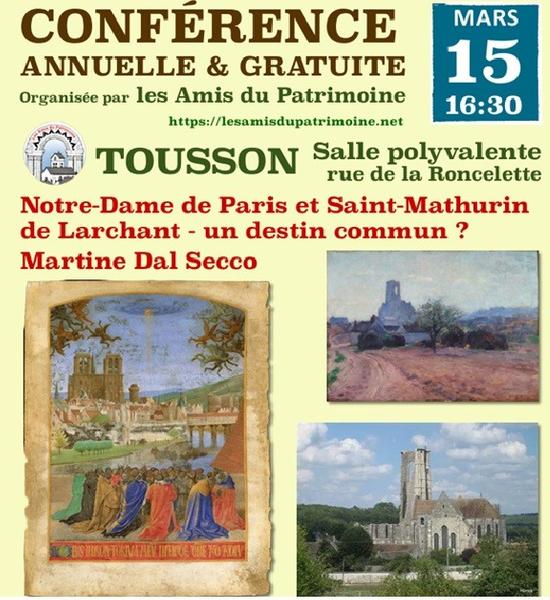 Conférence sur l’Eglise Saint Mathurin de Larchant