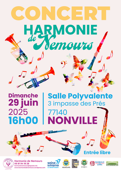 Concert de Printemps de l'Harmonie de Nemours