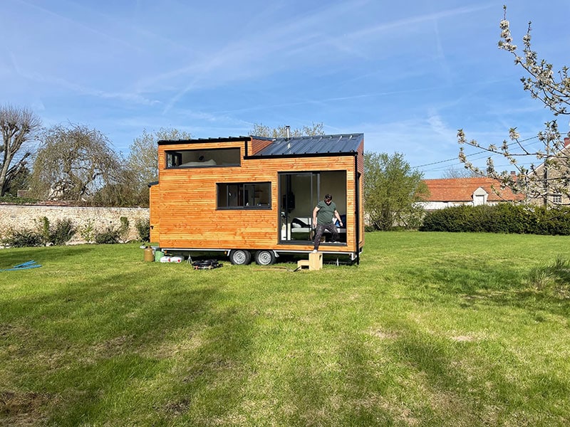 travaux exterieur Senja Tiny House seine et marne