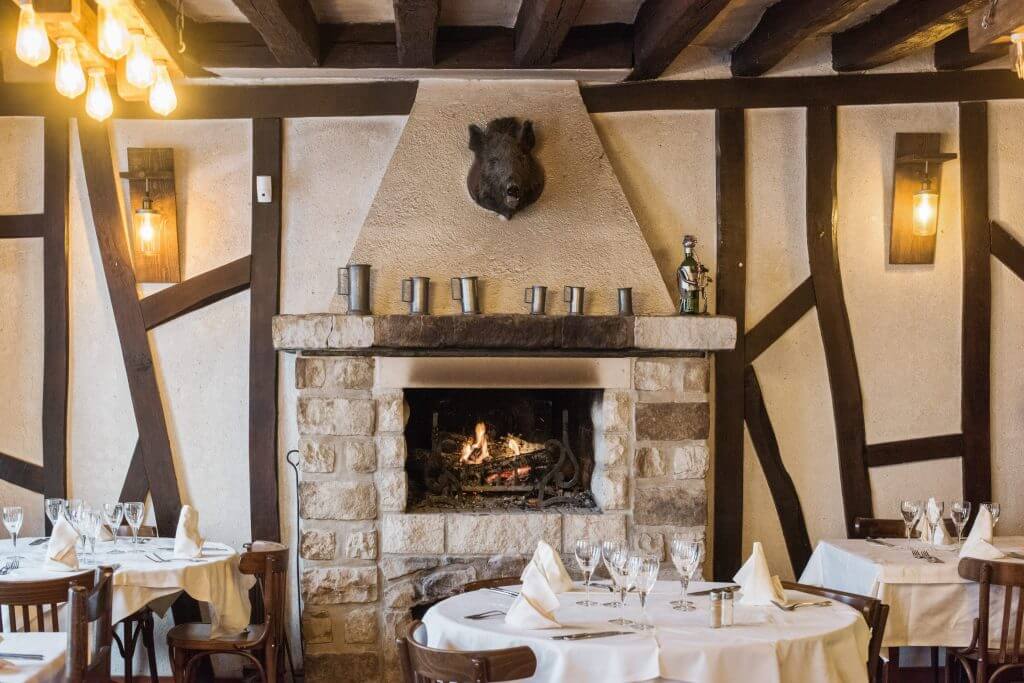 vieille auberge cheminee restaurant sivry courtry seine et marne x