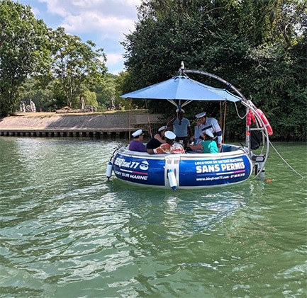 week end amis BBQ Boat Lagny Sur Marne Seine et Marne